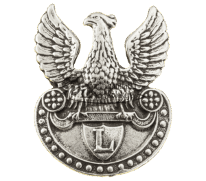 Orzeł legionowy przypinka