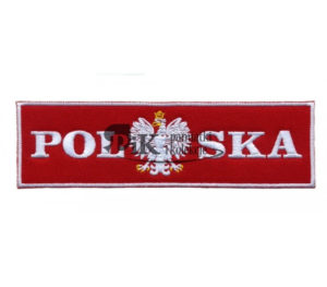Polska + Godło duża 17cm