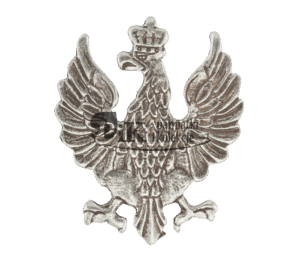 Przypinka z polskim herbem wdg. wzoru z 1919