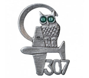 Odznaka 307 Dywizjon Nocnych Myśliwców Lwowskich Puchaczy