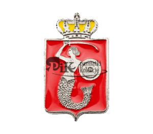 Przypinka z herbem Warszawy