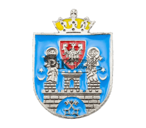 Przypinka z herbem Poznania