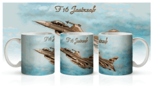 Kubek myśliwiec F16 Jastrząb