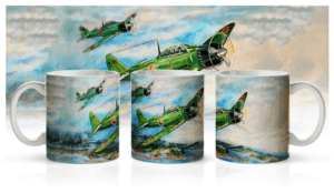 Kubek samolot Mitsubishi A6M Zero