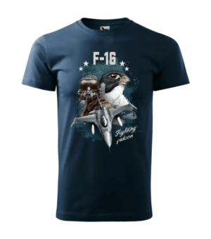 Koszulka z samolotem F16 z orłem