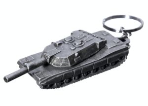 Brelok z czołgiem Abrams – amerykańska potęga w kieszonkowej wersji