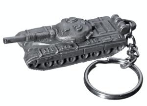 Metalowy brelok czołg T-72 – pancerny weteran gry World of Tanks