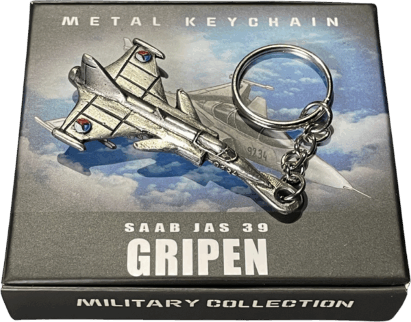Brelok Metalowy Saab Jas 39 Gripen - Obrazek 2