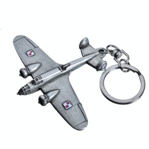 Brelok metalowy pzl.37 łoś – polski bombowiec z 1939 roku
