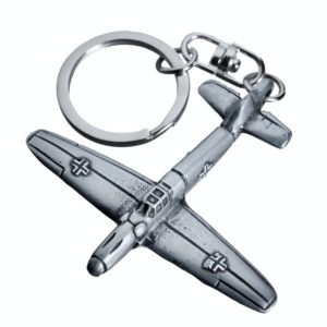 Brelok metalowy messerschmitt bf 109 – niemiecki myśliwiec z II wojny światowej