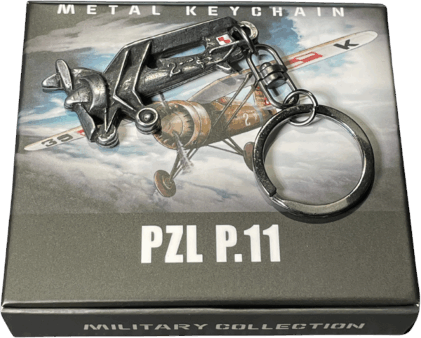 Brelok Metalowy Pzl P11 – Polski Myśliwiec 1939 - Obrazek 2