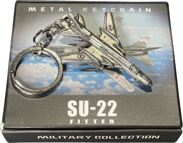 Brelok Metalowy Su-22 Fitter – Polski Samolot Szturmowy - Obrazek 2
