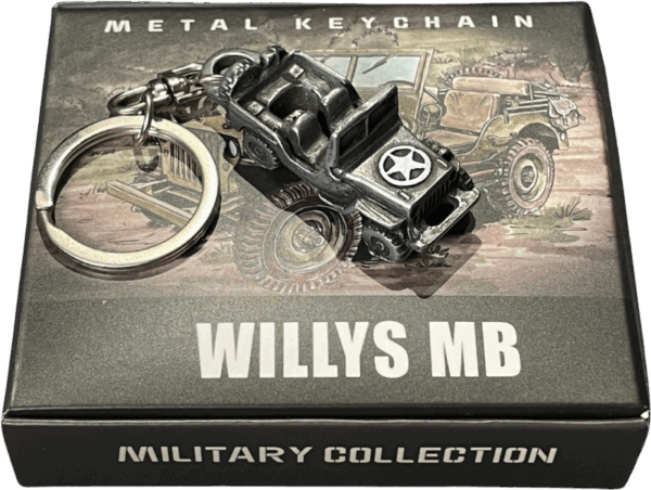 Brelok Metalowy Jeep Willys Mb – Klasyka Drugiej Wojny Światowej - Obrazek 3